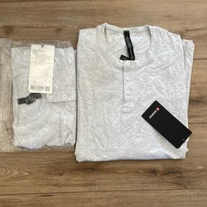 (Bundle)Lululemon mens 5 year basic LS Henley-